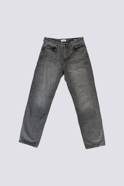 Jean loose gris