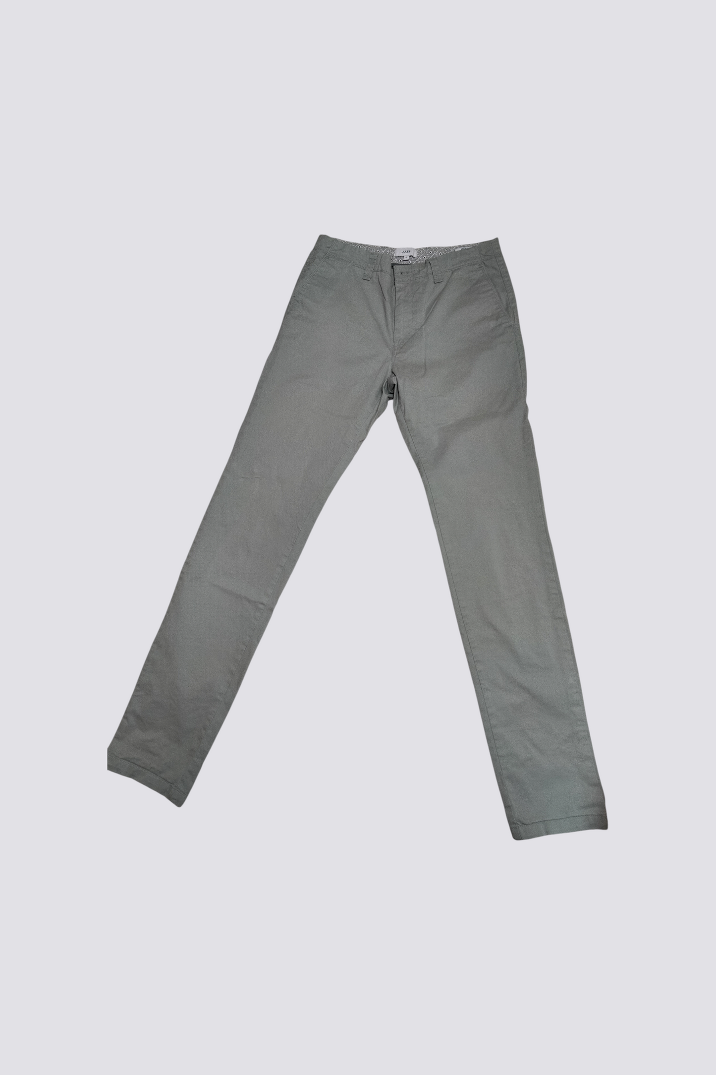 Pantalon toile vert pâle