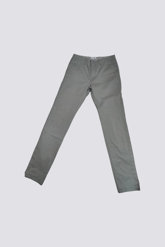 Pantalon toile vert pâle