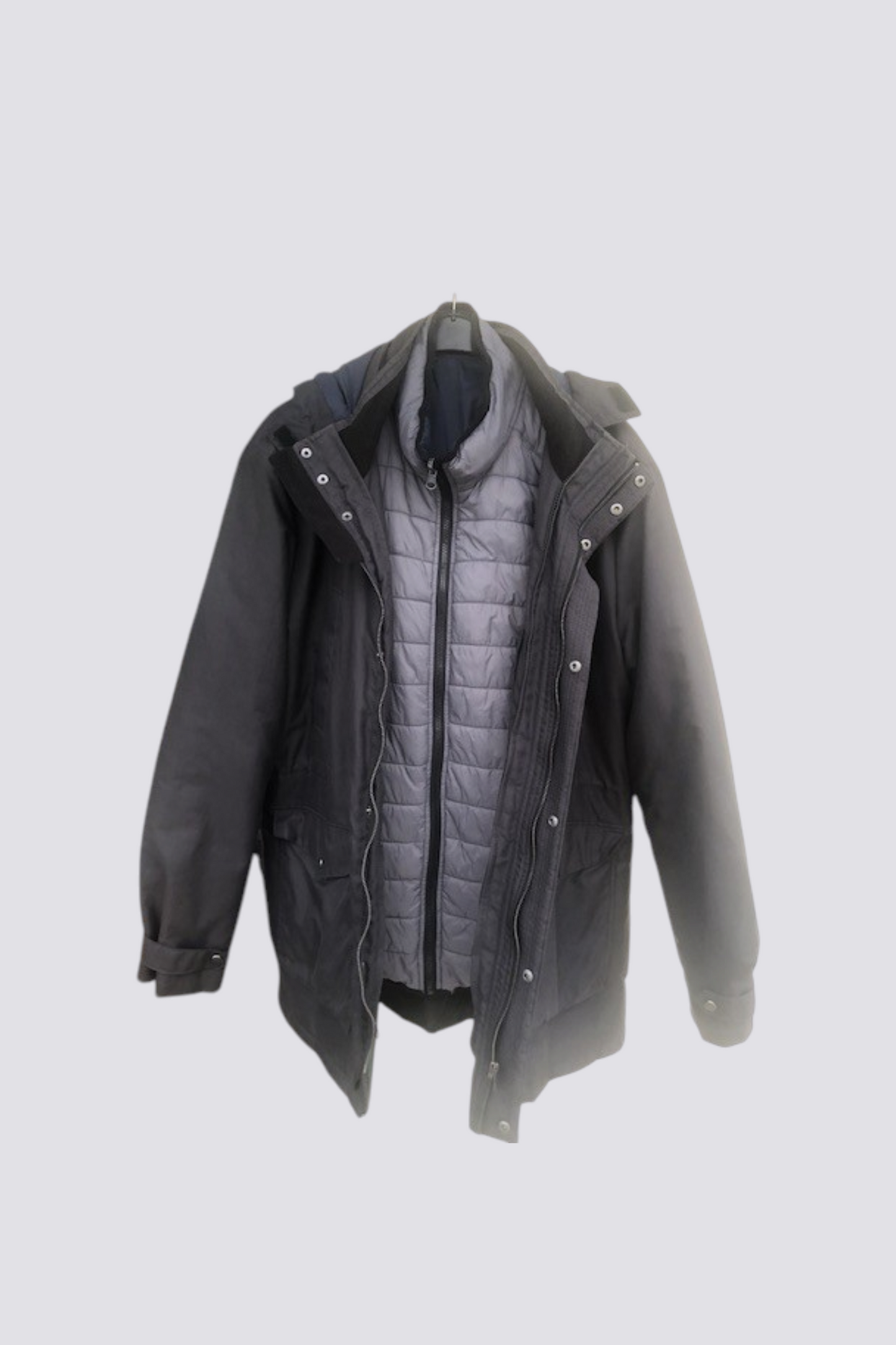Veste parka et sa doudoune légère intérieure