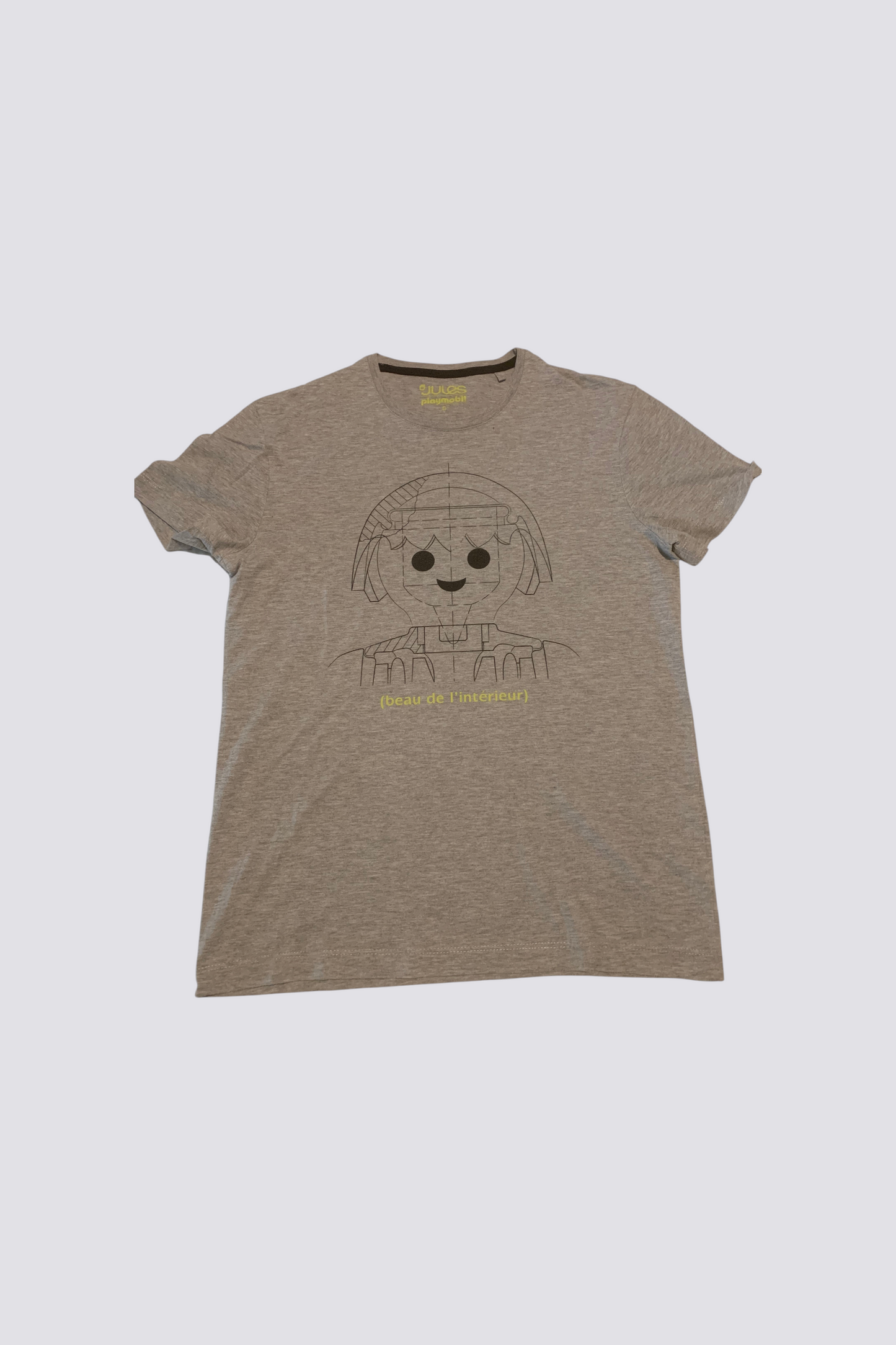 t-shirt gris playmobil