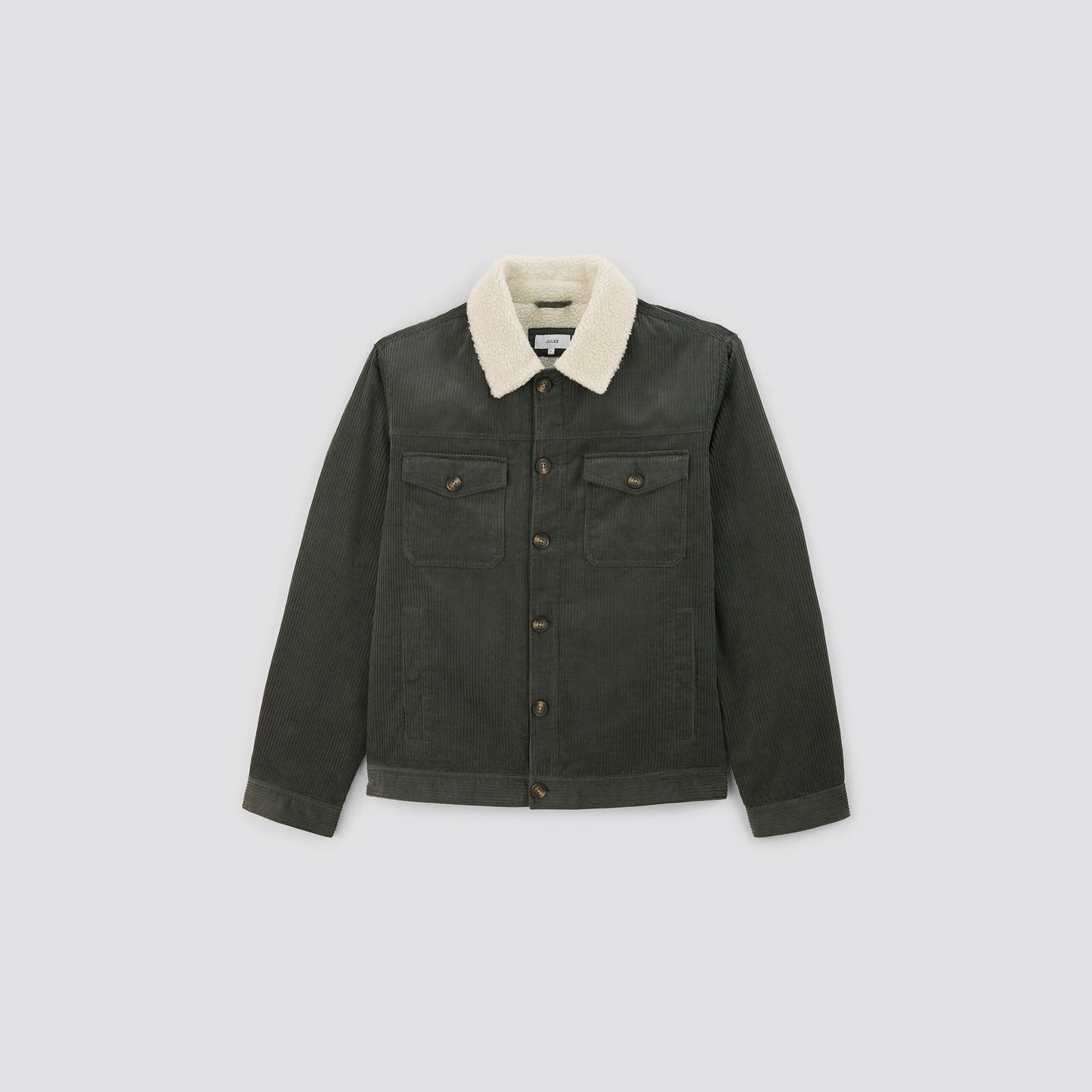 Blouson velours col chemise
