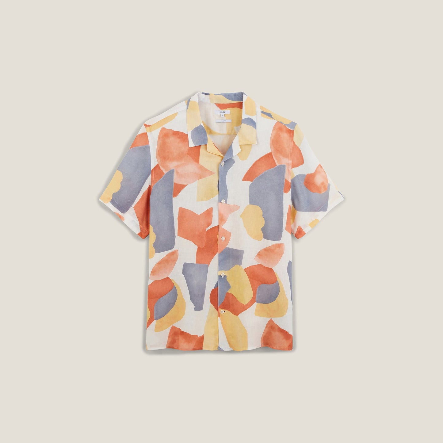 Chemisette regular imprimé en viscose