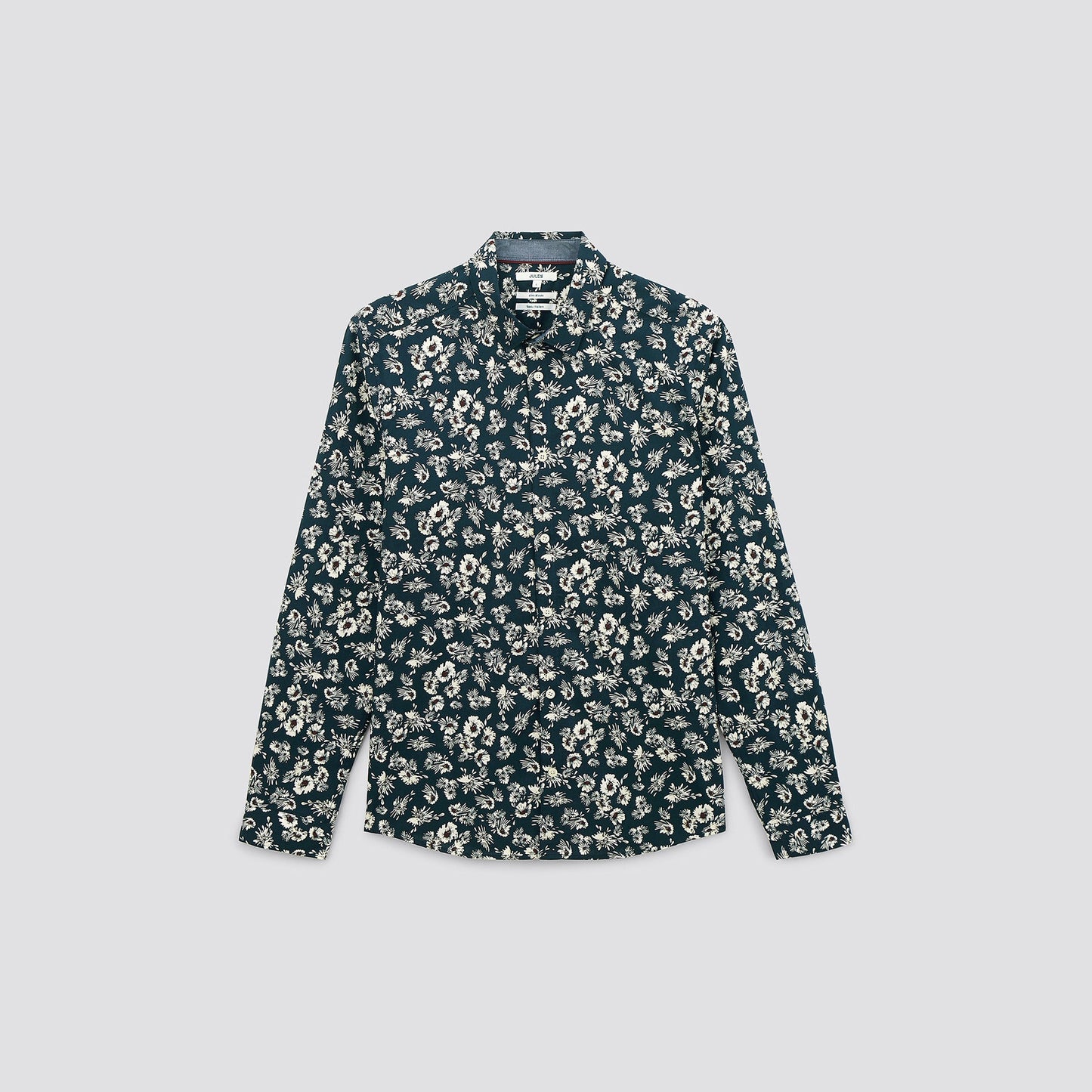 Chemise slim imprimé floral coton