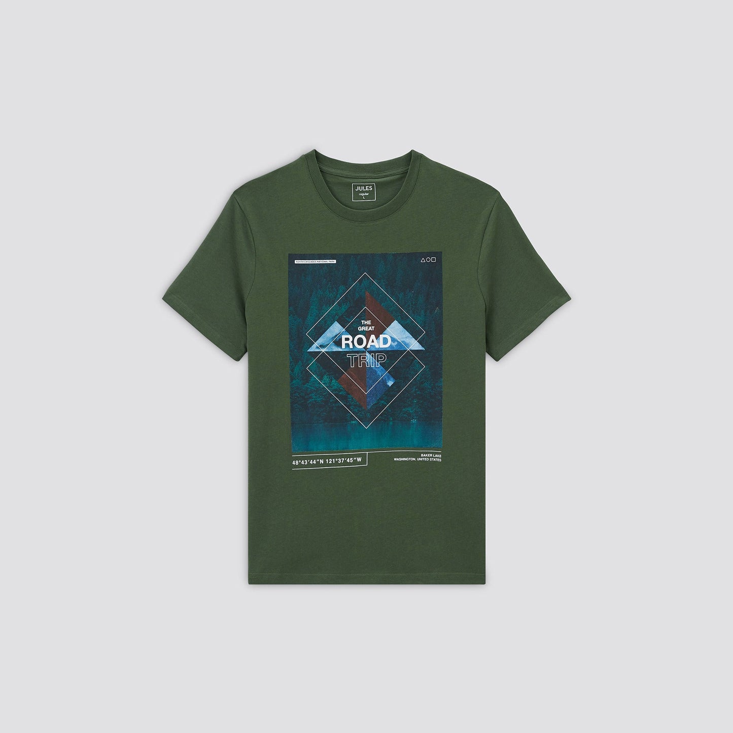 Tee-shirt imprimé placé