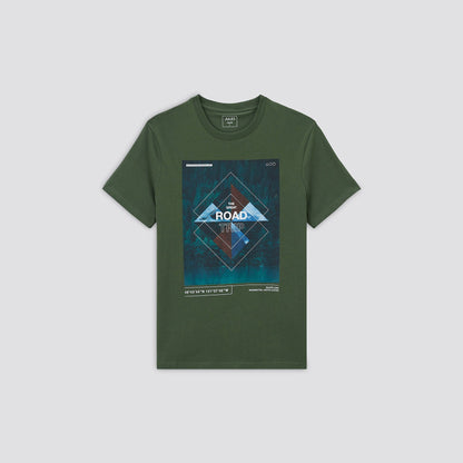 Tee-shirt imprimé placé