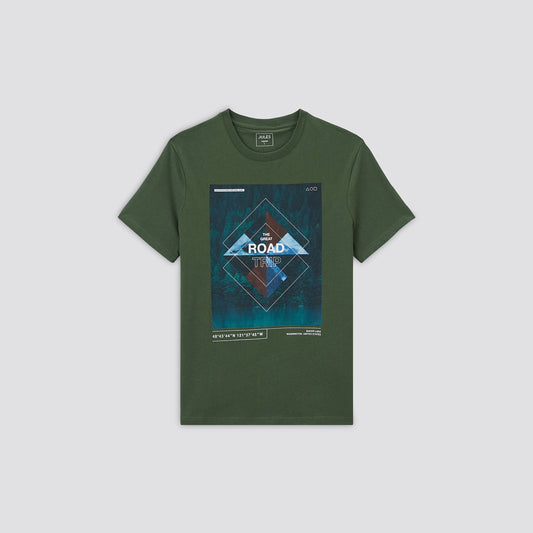 Tee-shirt imprimé placé
