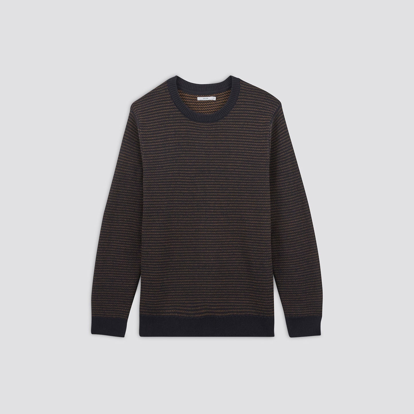 Pull en maille fantaisie à col rond