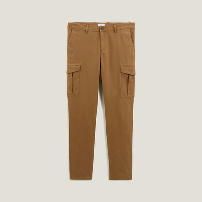 Pantalon cargo droit poches côtés