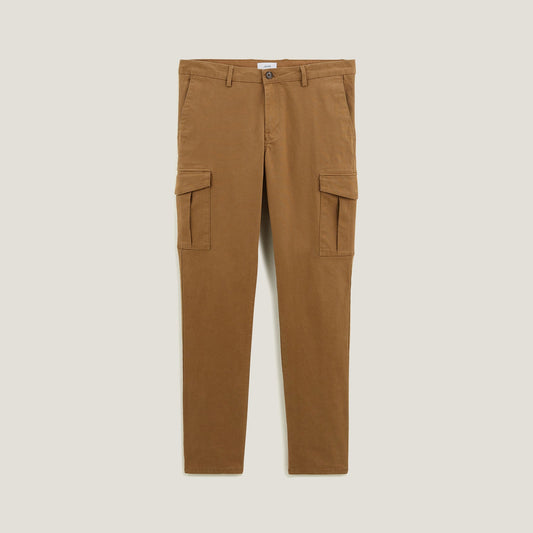 Pantalon cargo droit poches côtés