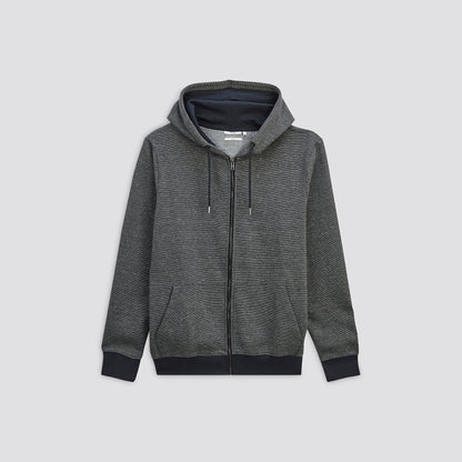 Sweat zippé à capuche