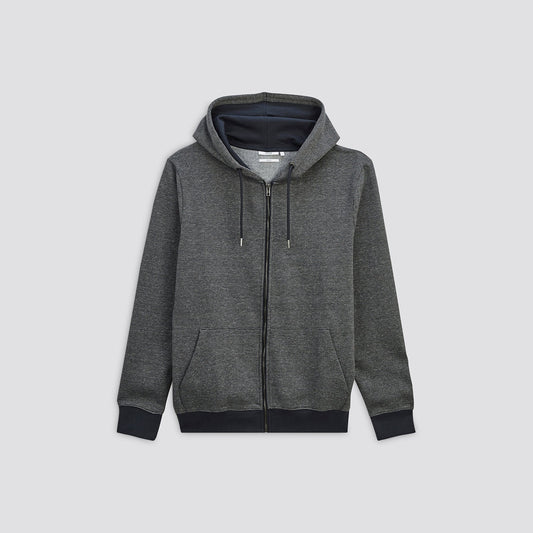 Sweat zippé à capuche