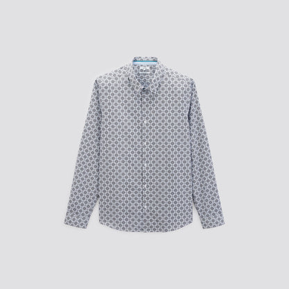 Chemise regular à carreaux coton