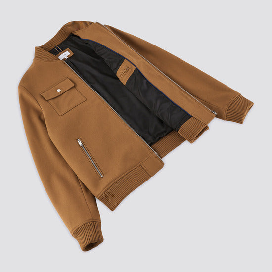 Blouson uni zippé