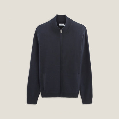 Gilet col montant zippé