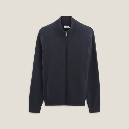 Gilet col montant zippé