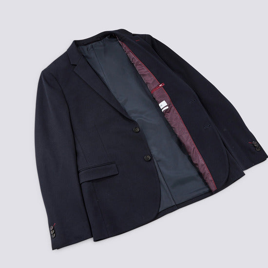 Veste blazer slim maille piquée