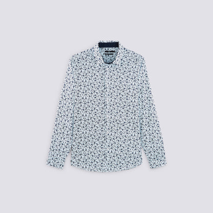 Chemise slim fleurie