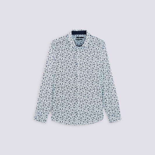 Chemise slim fleurie