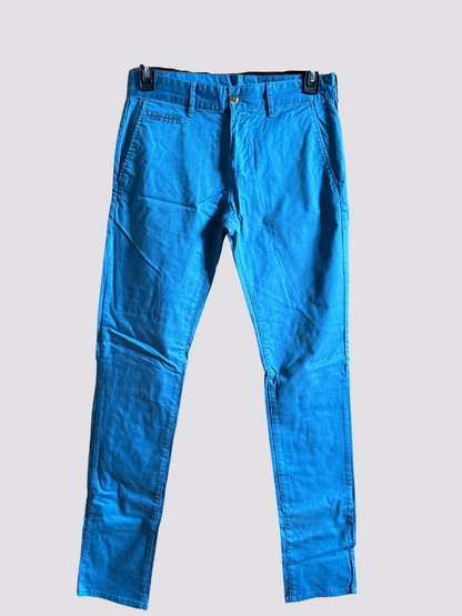 Pantalon Chino Bleu Canard