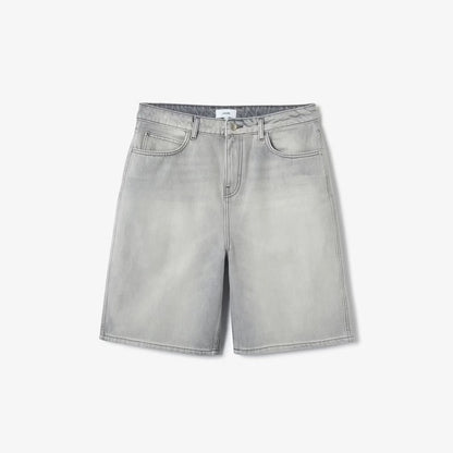 Short en jean long - Gris moyen