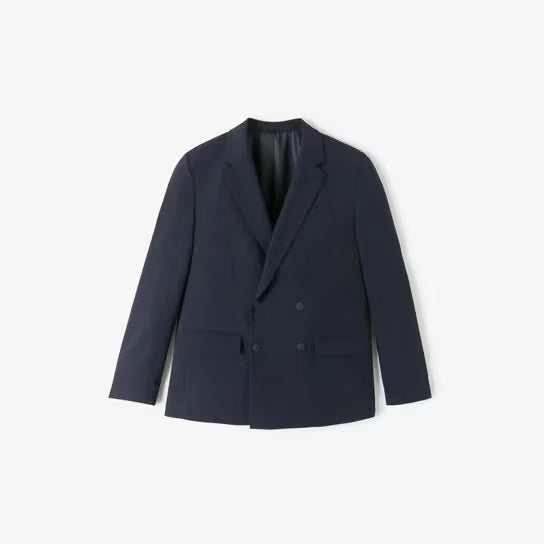 Veste de costume croisée confort - Bleu foncé