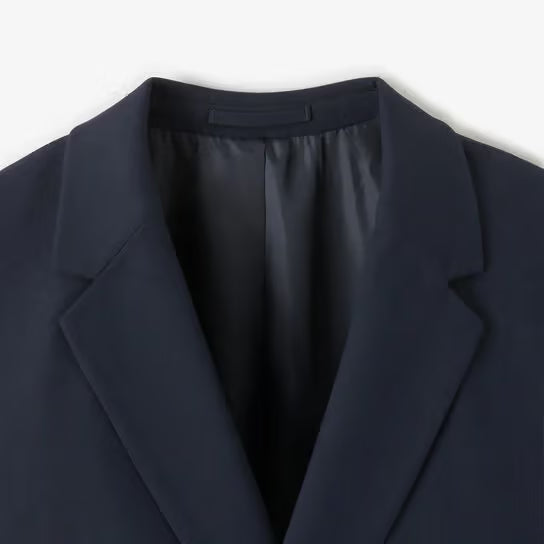Veste de costume croisée confort - Bleu foncé