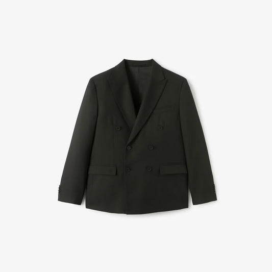 Veste de costume croisée confort - Noir