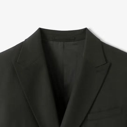 Veste de costume croisée confort - Noir