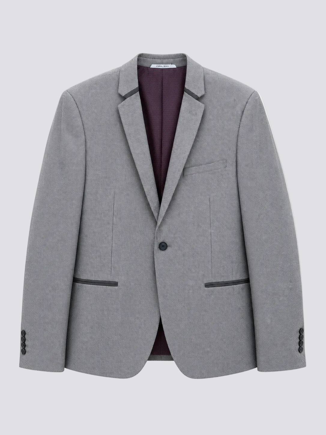 Veste slim coton majoritaire
