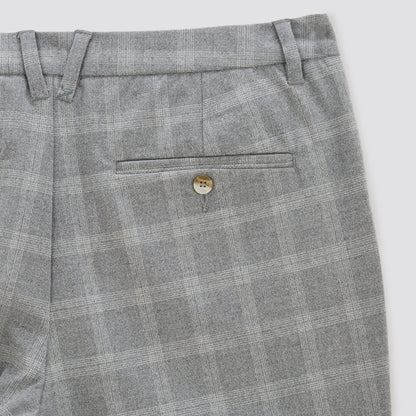 Pantalon chino slim à carreaux