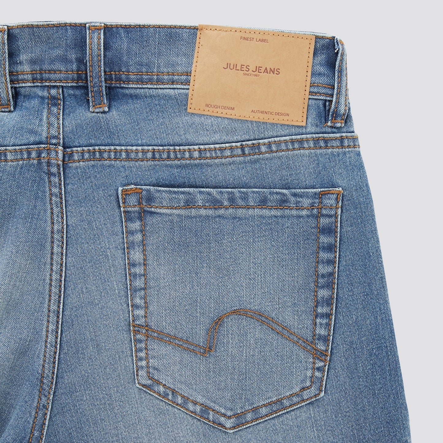 Jean slim en coton et polyester recyclés