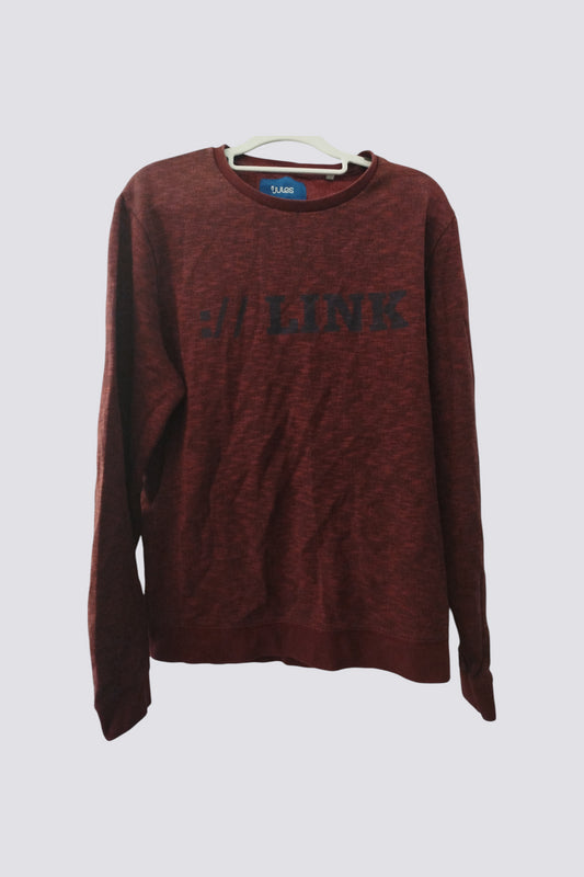 Pull bordeaux, Jules Keep cool & Playful. 33% polyester 67% coton