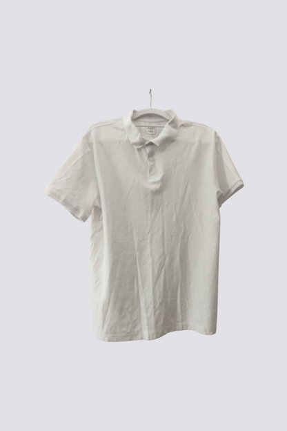 Polo blanc 100% coton regular