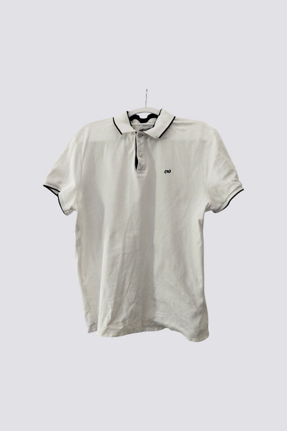 Polo blanc 100% coton