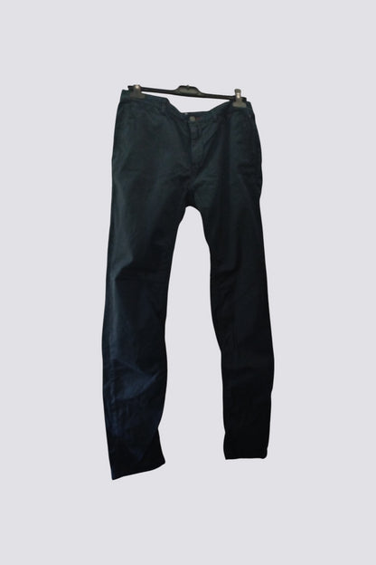 Pantalon skinny bleu foncé 98% coton 2% elasthane