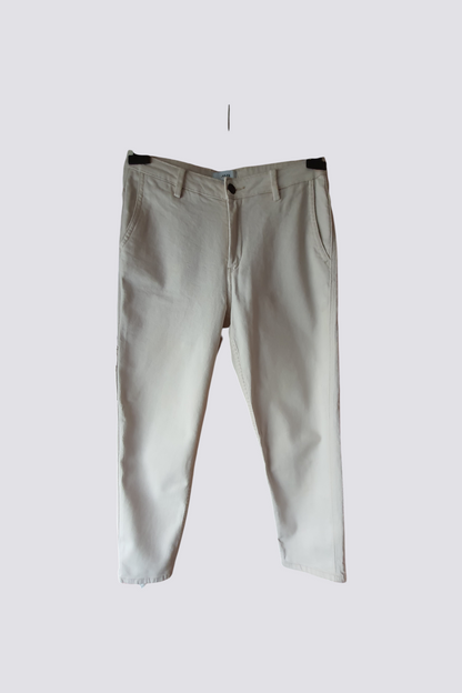 Jean large beige