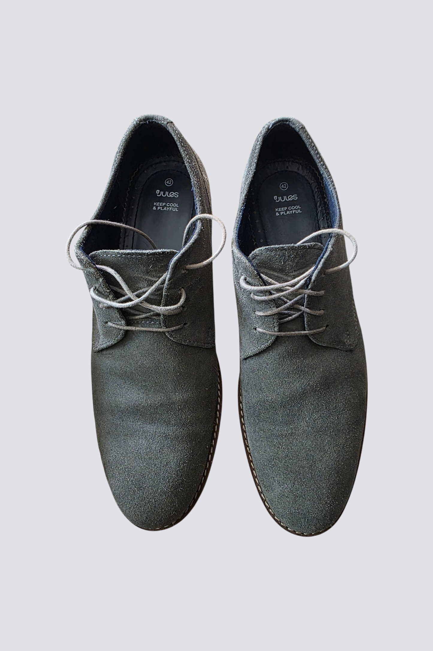 Chaussures nubuck grises