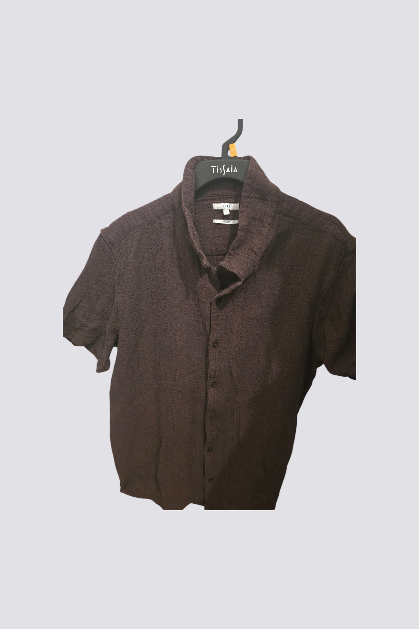 Chemise marron été chemisette