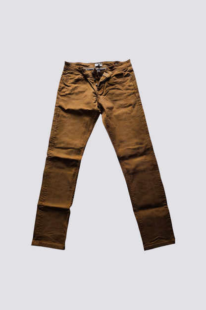 Pantalon chino marron clair