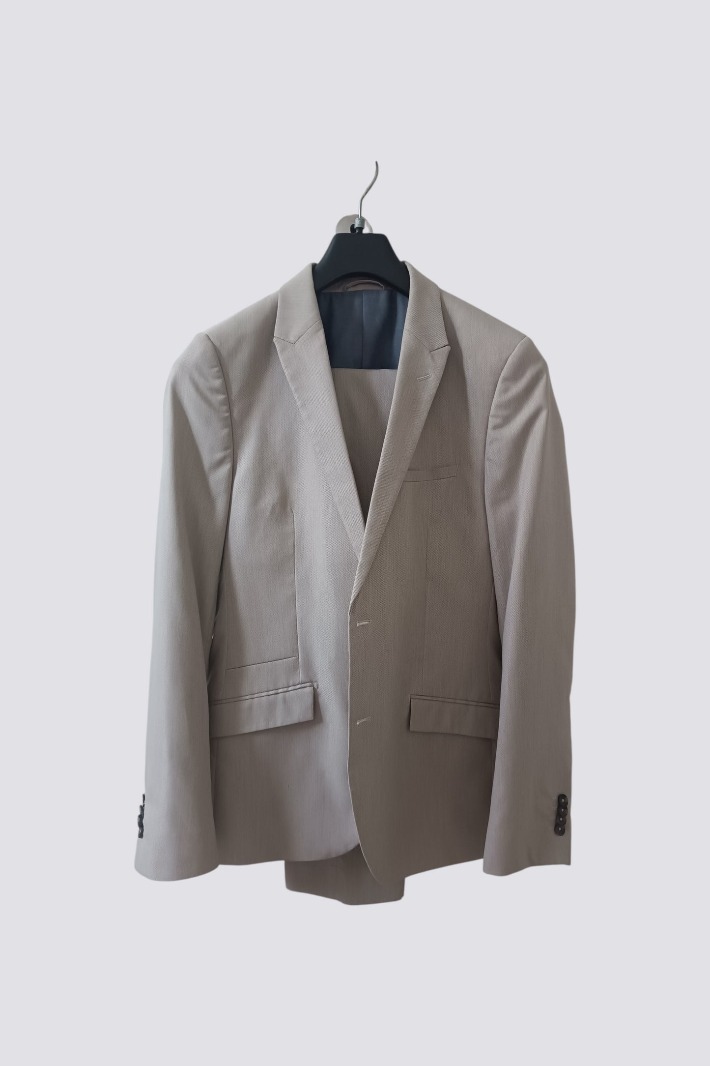 Veste de costume Slim beige unie