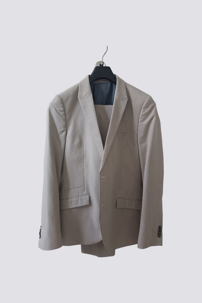 Veste de costume Slim beige unie