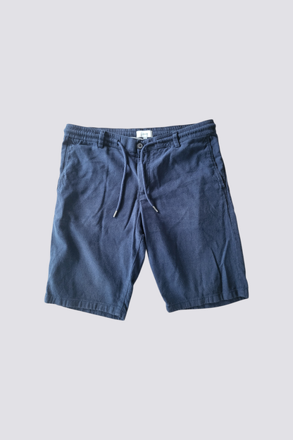 Bermuda uni en coton lin