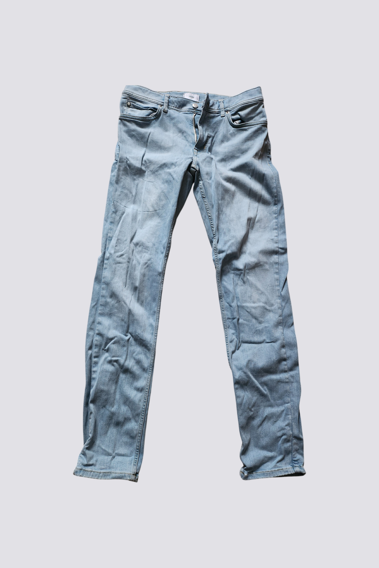 Jeans slim Tom bleu délavé