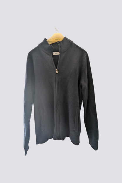 Gilet zippé col montant