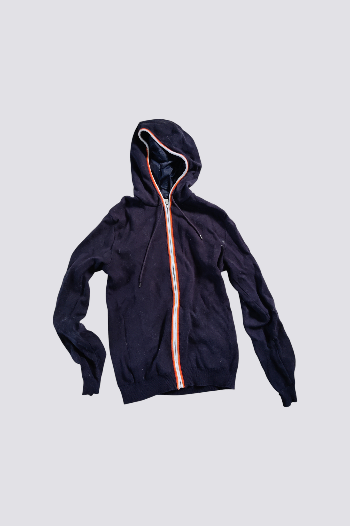 Gilet zippe contrasté