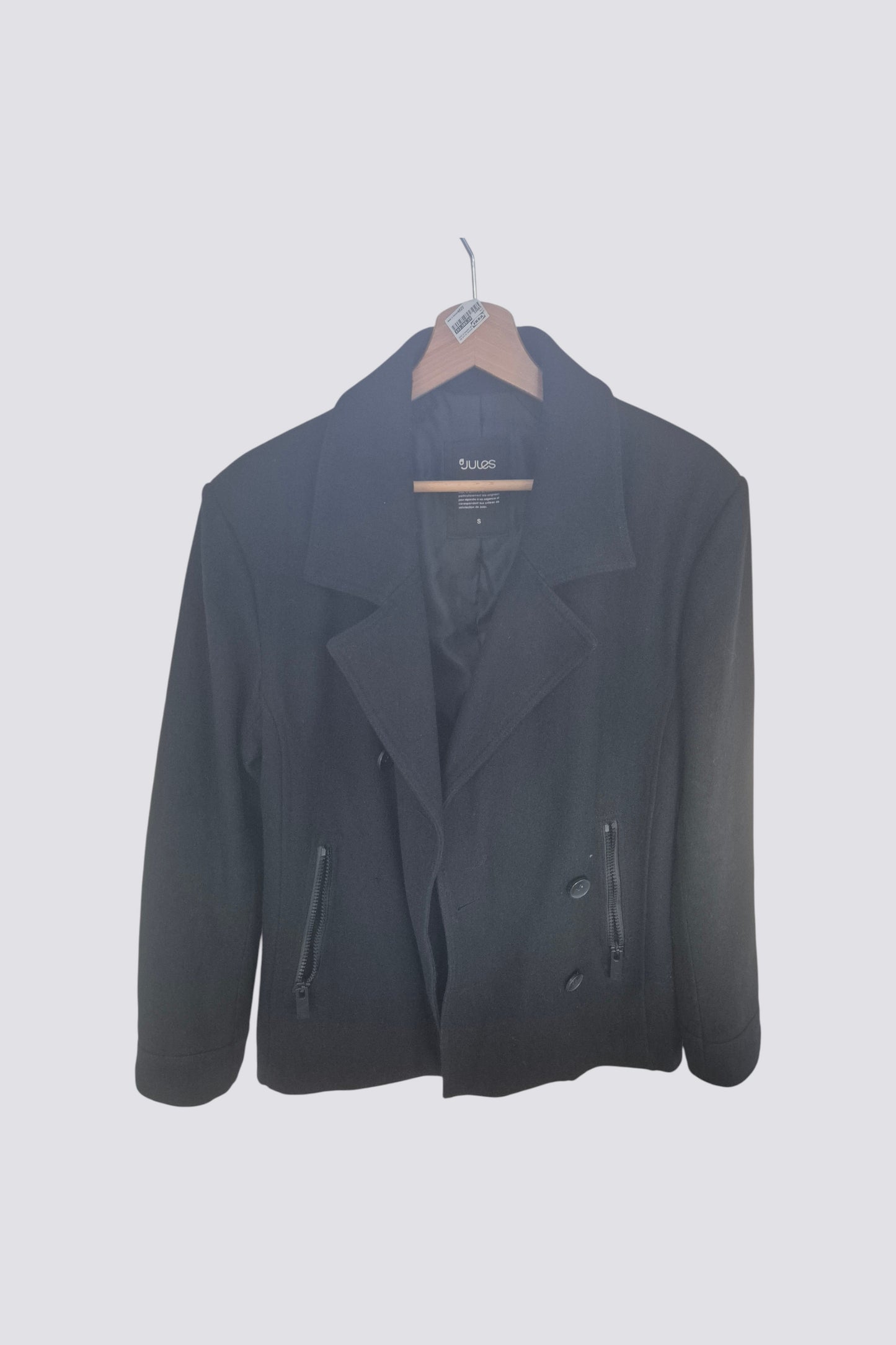 Manteau noir taille S