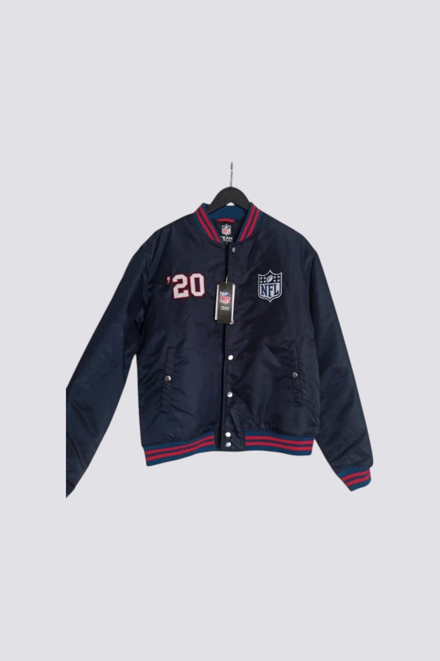 Veste NFL bleue marine & rouge