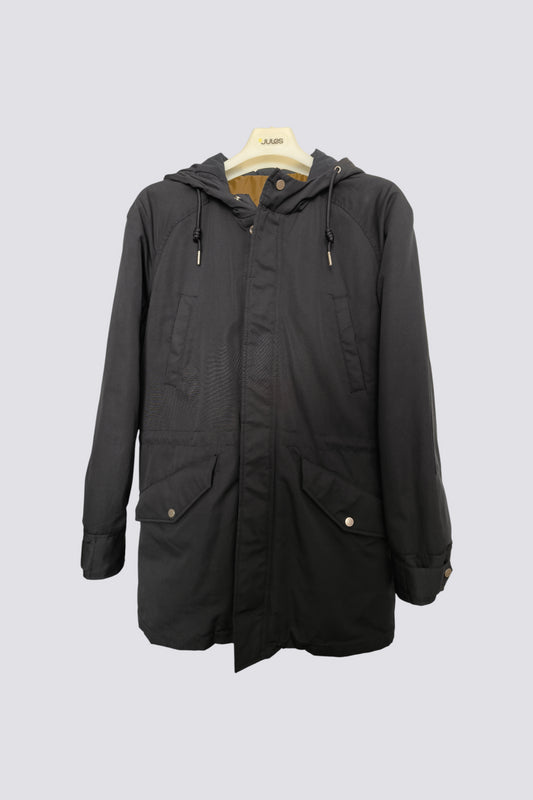 Blouson à capuche noir