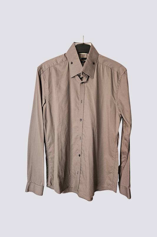 Chemise boutons carrés